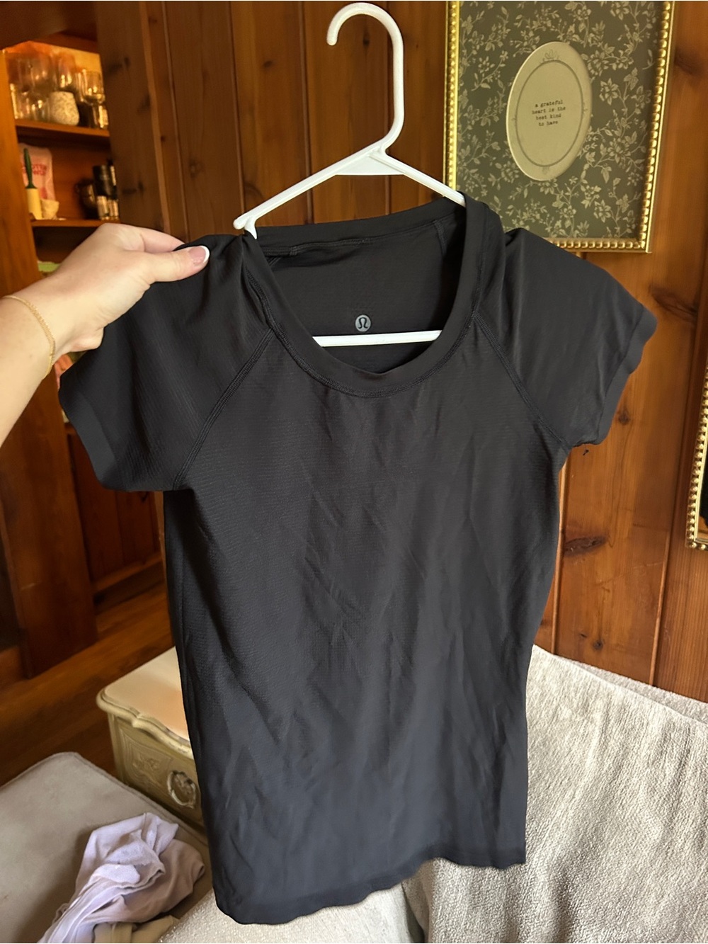 Lululemon Women’s Black Short Sleeve Active Tee